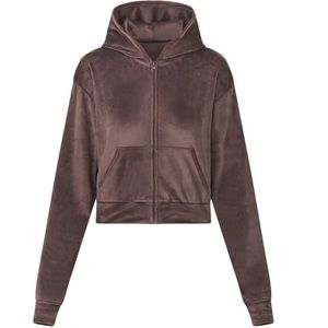SKIMS Velour Amethyst Hoodie